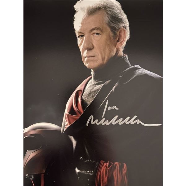 X Men Ian McKellen signed movie photo
