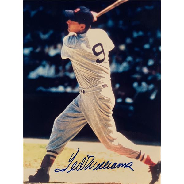 Ted Williams signed photo