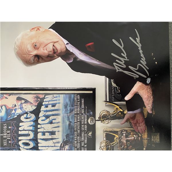 Mel Brooks signed photo