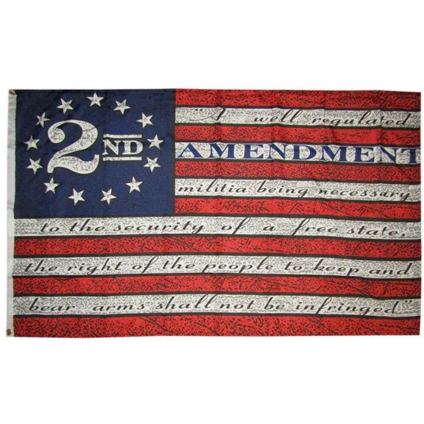 2nd Amendment American USA 13 Star Flag