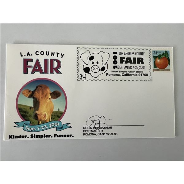 2001 LA County Fair Commemorative FDC