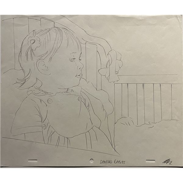 Dancing Babies original hand drawn artwork