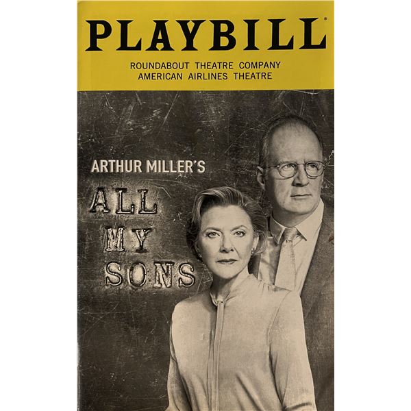 American Airlines Theatre All My Sons Playbill