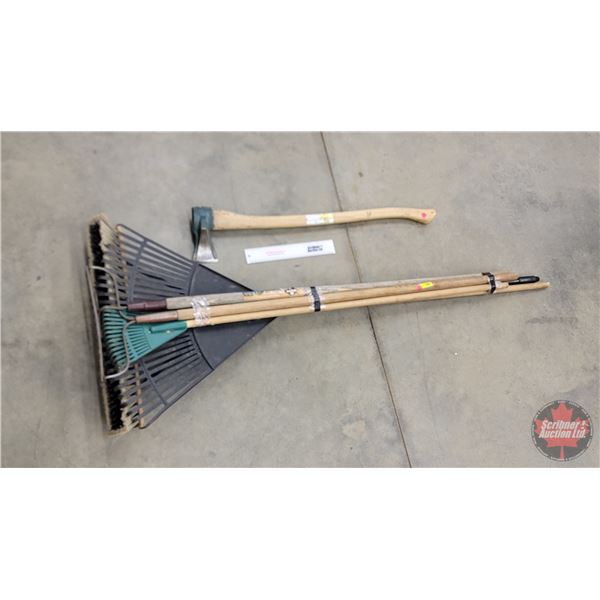 Rakes / Push Broom / Axe
