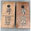 Image 1 : Custom 50th Anniversary Corn Hole Boards