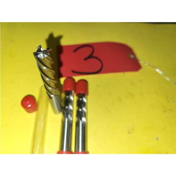 New Minicut HSS Left Hand End Mill 1/2" 3fl.