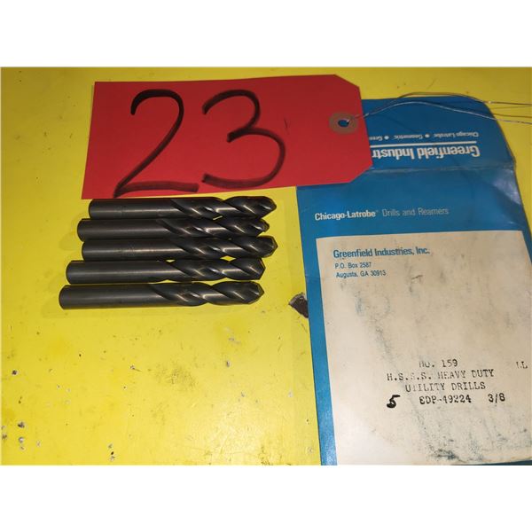 Greenfield Stub Drill 3/8"