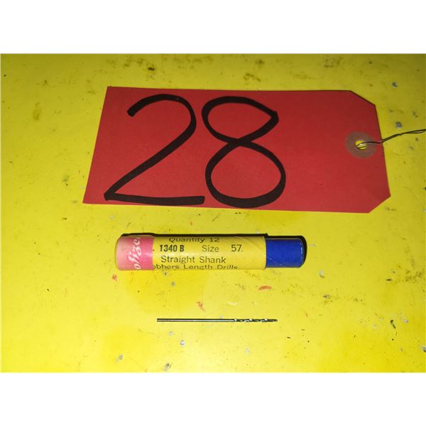 Bag(12) of New Butterfield Drill #57