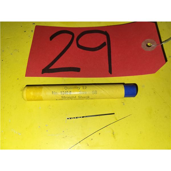 Box(12) of MORSE Drill #58