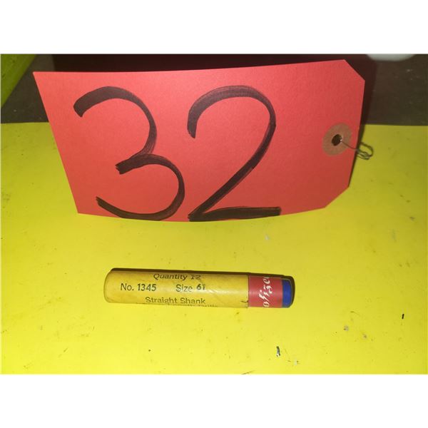 Box(12) of MORSE Drill #61