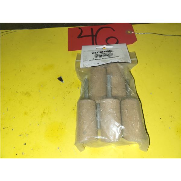 Lot(5) of Buffing Wheel shank 1/4"