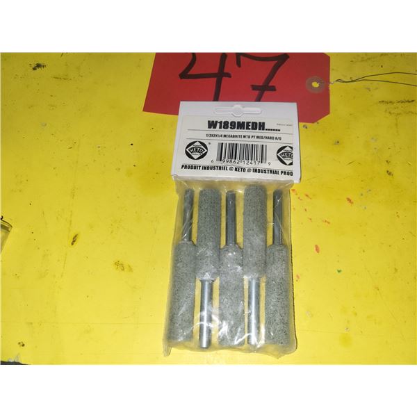 Lot(5) of Buffing Wheel shank 1/4"