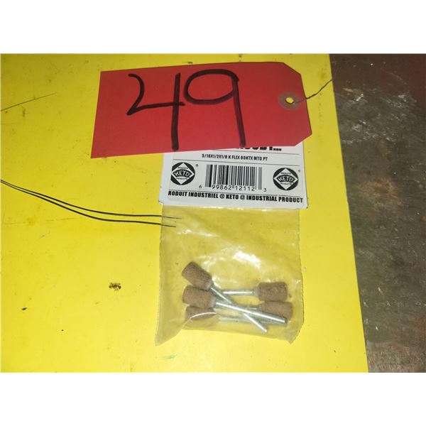 Lot(5) of Buffing Wheel shank 1/8"