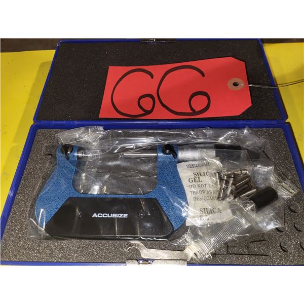 New Accusize Screw Thread Micrometer 1"-2"