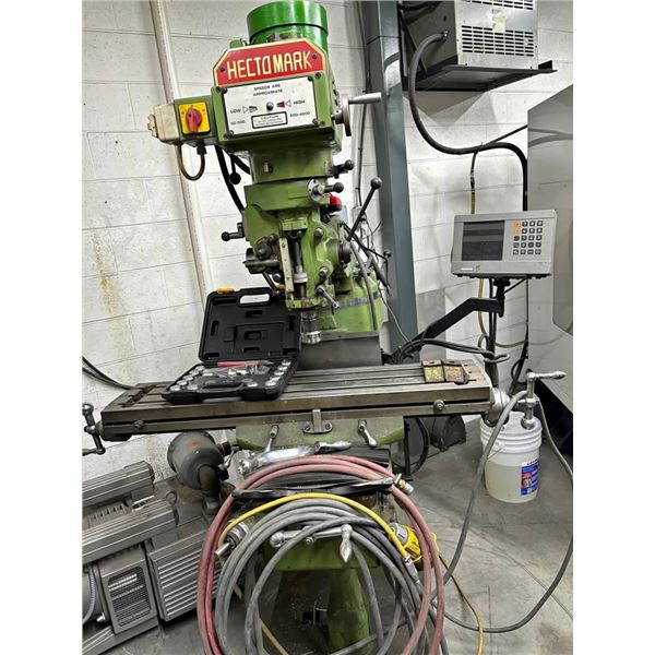 HECTOMARK Milling Machine R8 with Digital Read Out