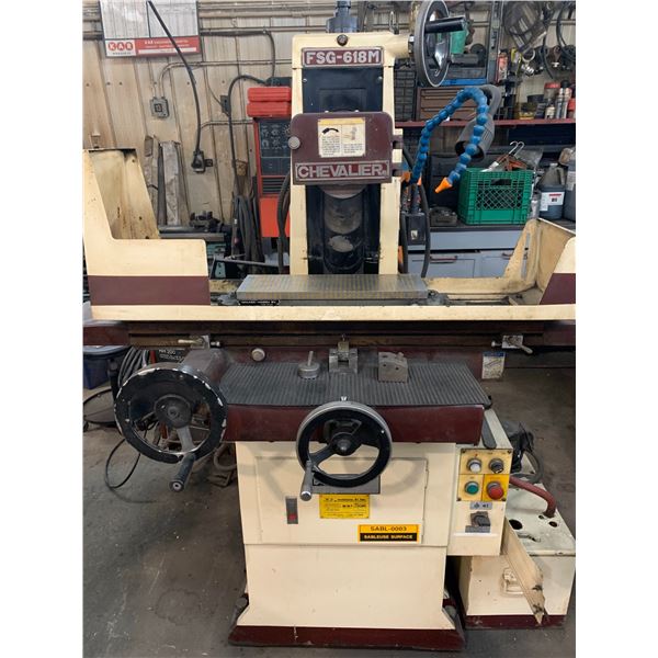 Chevalier FSG-618M with Walker Magnetic Table 6" x 18" and coolant pump