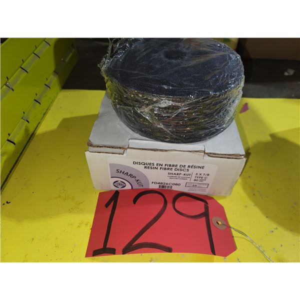 Box(25) of Ceramic Sanding Disc 5" Gr. 80