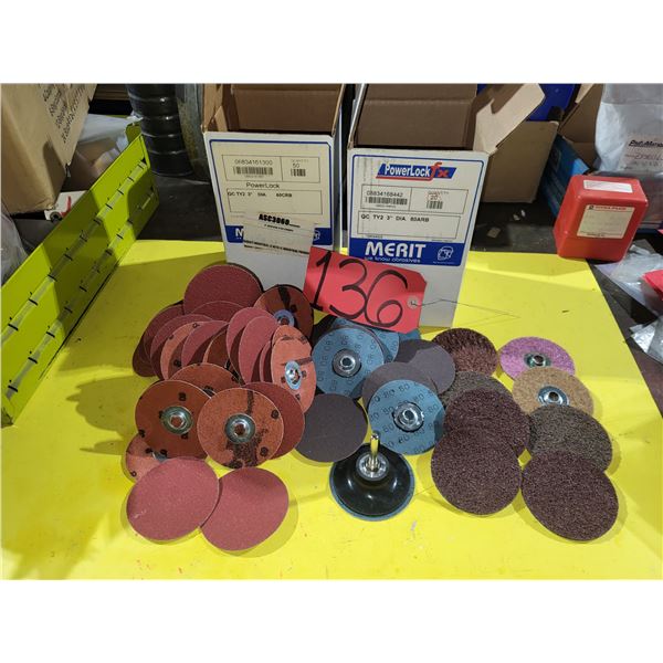 Lot of Assorted Disc 3" with Mandrel