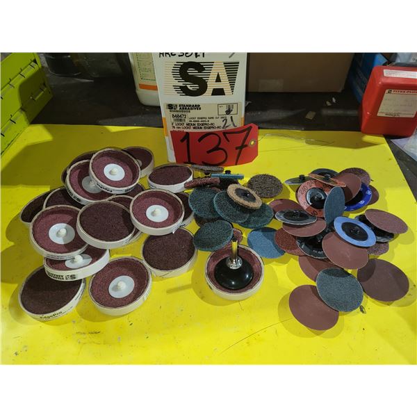 Lot of Assorted Disc 2" and Edge Pro 3" with Mandrel