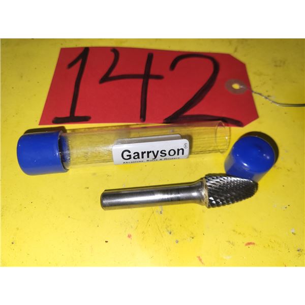 GARRYSON Carbide Burr shank 1/4" for hard steel / Stainless