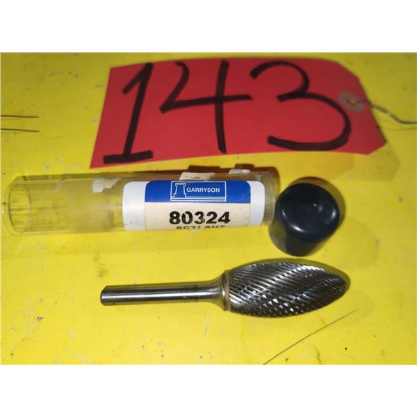 GARRYSON Carbide Burr shank 1/4" for hard steel / Stainless