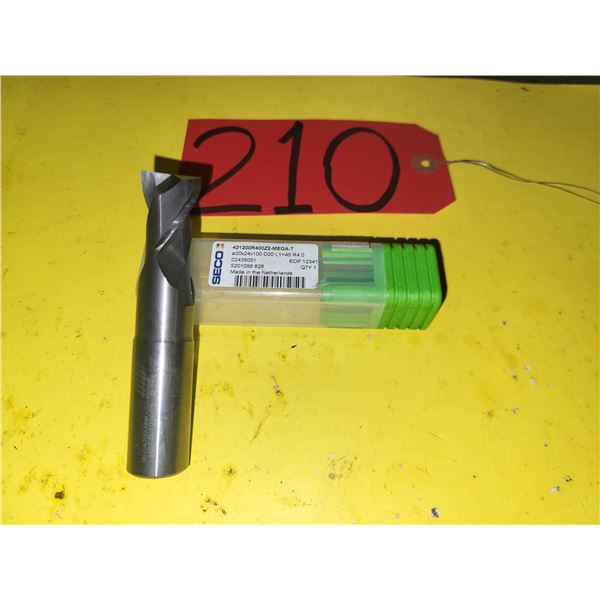 HELICAL Tool Carbide End Mill 20mm 2fl.