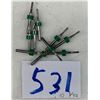 Image 1 : Lot (10) End mils 3/32