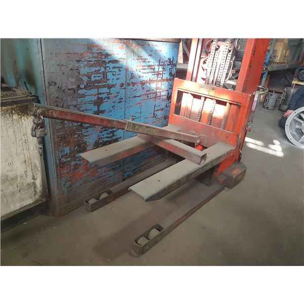 Modified Electric Pallet Truck with hooks
