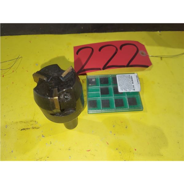WIDIA FaceMill 2" with Inserts(10) SPU 422