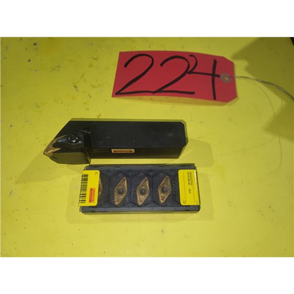 New SANDVIK QS-CP-25BR-16 with Inserts