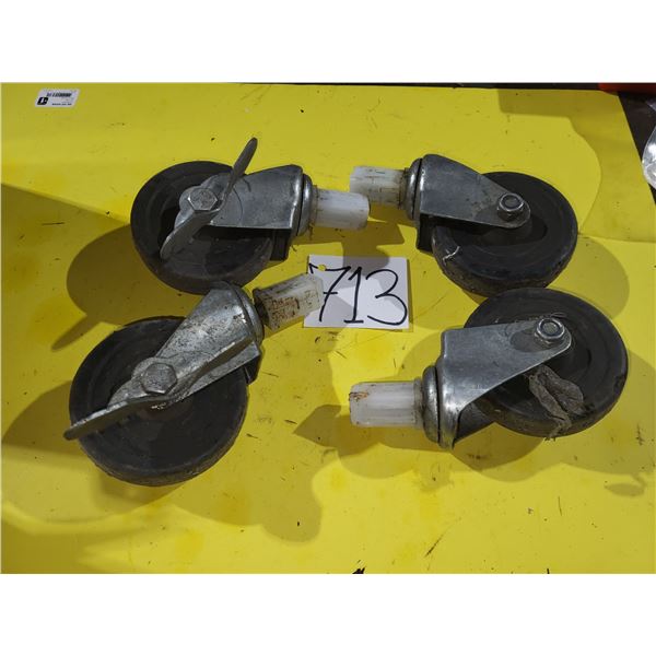Lot(4) of Wheels 4"