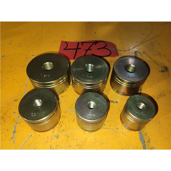 Dimple Die Standard SET 1/2"- 3/4"- 1"- 1"1/4- 1"1/2- 1"3/4