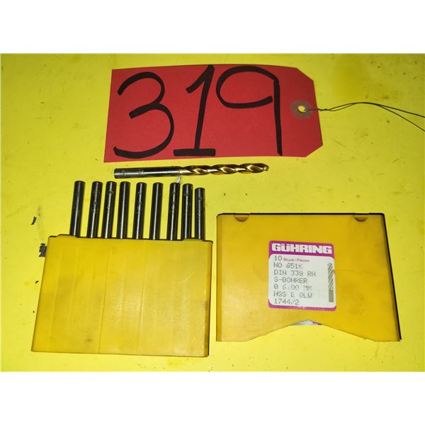 Box(10) of New GUHRING Drill 6mm