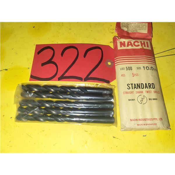 Bag(5) of New NACHI Drill 10mm