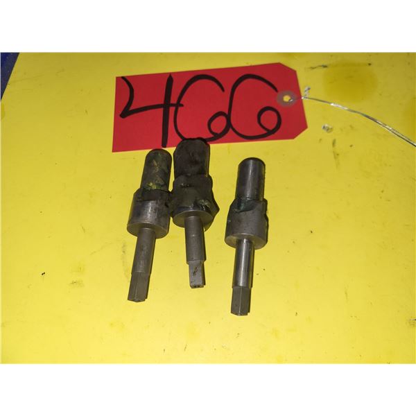Lot(3) of Carbide Tipped CounterBore .895" (22,75mm) shank 3/8"