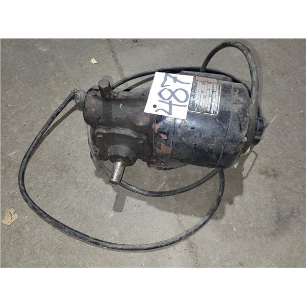 General Electric AC Motor 1/4 Hp 115v with Gear Box