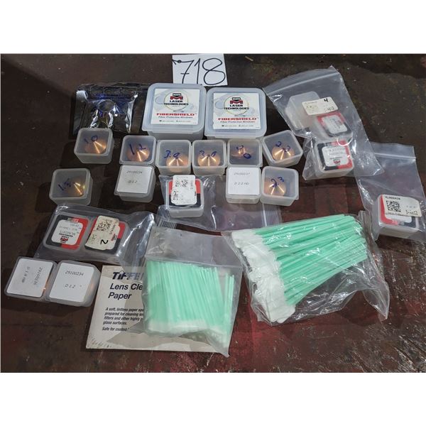Lot Of Laser Nozzles and Others equipment