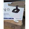 Image 2 : WHITE MECHANICAL ARM DUAL MONITOR DESK MOUNT, CLAMP ON MOUSE PAD AND KEYBOARD TRAY