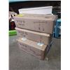 Image 1 : DUAL MONITOR DESK MOUNT, SINGLE ULTRAWIDE MONITOR DESK MOUNT AND WHITE UNDER DESK KEYBOARD TRAY