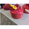 Image 2 : TWO GAS CANS AND HONDA GAS TANK