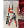 Image 2 : CRAFTSMAN TOOL BOX WITH CONTENTS AND MASTERCRAFT HEATER