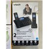 Image 2 : VTECH 2 HANDSET 2 LINE CORDLESS ANSWERING SYSTEM WITH SMART CALL BLOCKER AND TWO ALARM CLOCKS