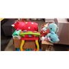 Image 1 : 2 BOXES OF KIDS TOYS AND STUFFIES