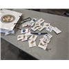 Image 1 : BAG OF BASEBALL, LAPEL STAMPS, BLUE JAYS PINS ETC