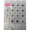 Image 1 : 15 SPECIAL COLOURED CANADIAN 25 CENT COINS 2004-2017
