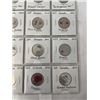 Image 3 : 15 SPECIAL COLOURED CANADIAN 25 CENT COINS 2004-2017