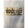 Image 1 : 1988 CANADIAN HUNDRED DOLLAR BILL