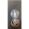Image 3 : 4 SILVER PLATED SILER PLATED TOKENS