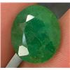 Image 1 : AUTHENTICATED 5.95CT EMERALD GEMSTONE, $6960 APPRAISAL
