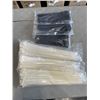 Image 1 : 12" AND 8" ZIP TIES, 3 PACKS OF 100 IN EACH SIZE